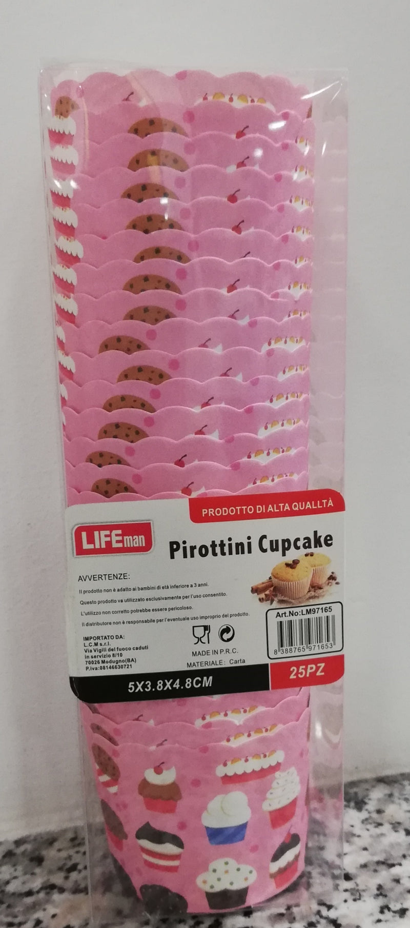 Pirottini Cupcake 25 pz (4607741853763)