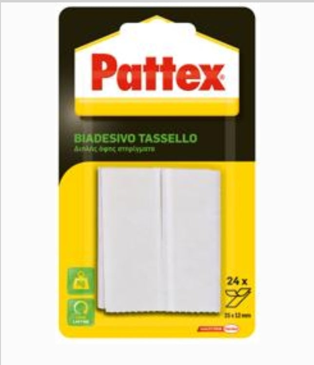 PATTEX Biadesivo Tassello 25mmx12mm (4454801702979)