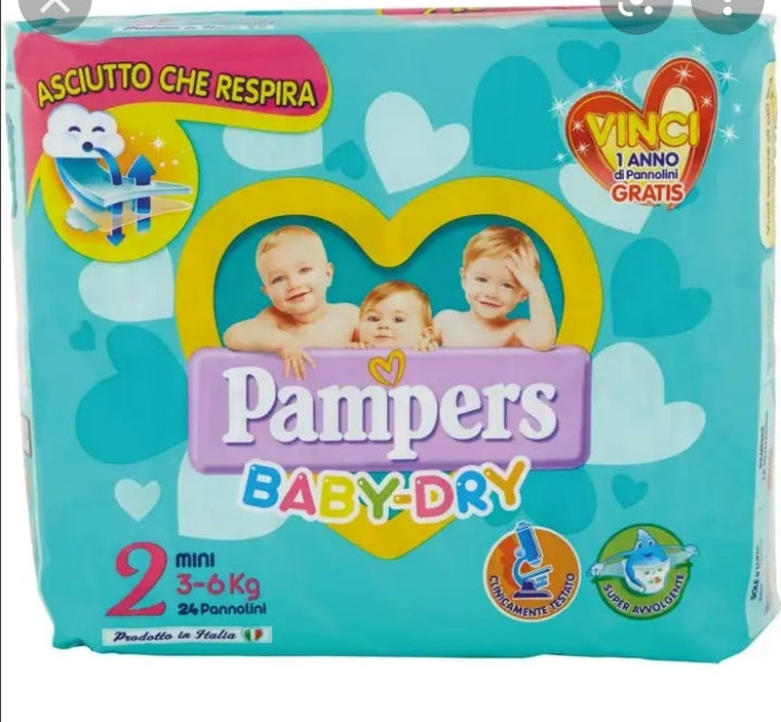 Pannolini Pampers Baby Dry Mini n 2 (6654024712259)