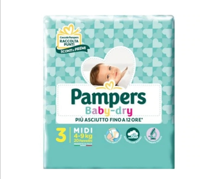 Pannolini Pampers Baby Dry Midi n 3 (6654024089667)