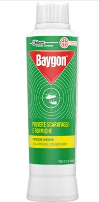 BAYGON POLVERE SCARAFAGGI E FORMICHE 250ML (6657633976387)