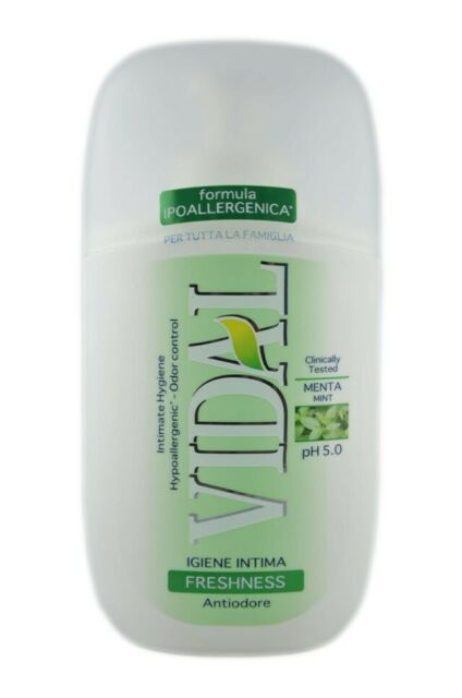 Vidal Detergente Intimo antiodore alla Menta 250 ml (4596530151491)
