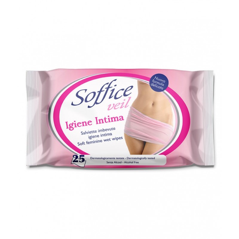 SOFFICE - Salviettine Igiene Intima - Confezione Da 25 Salviette (4596537032771)